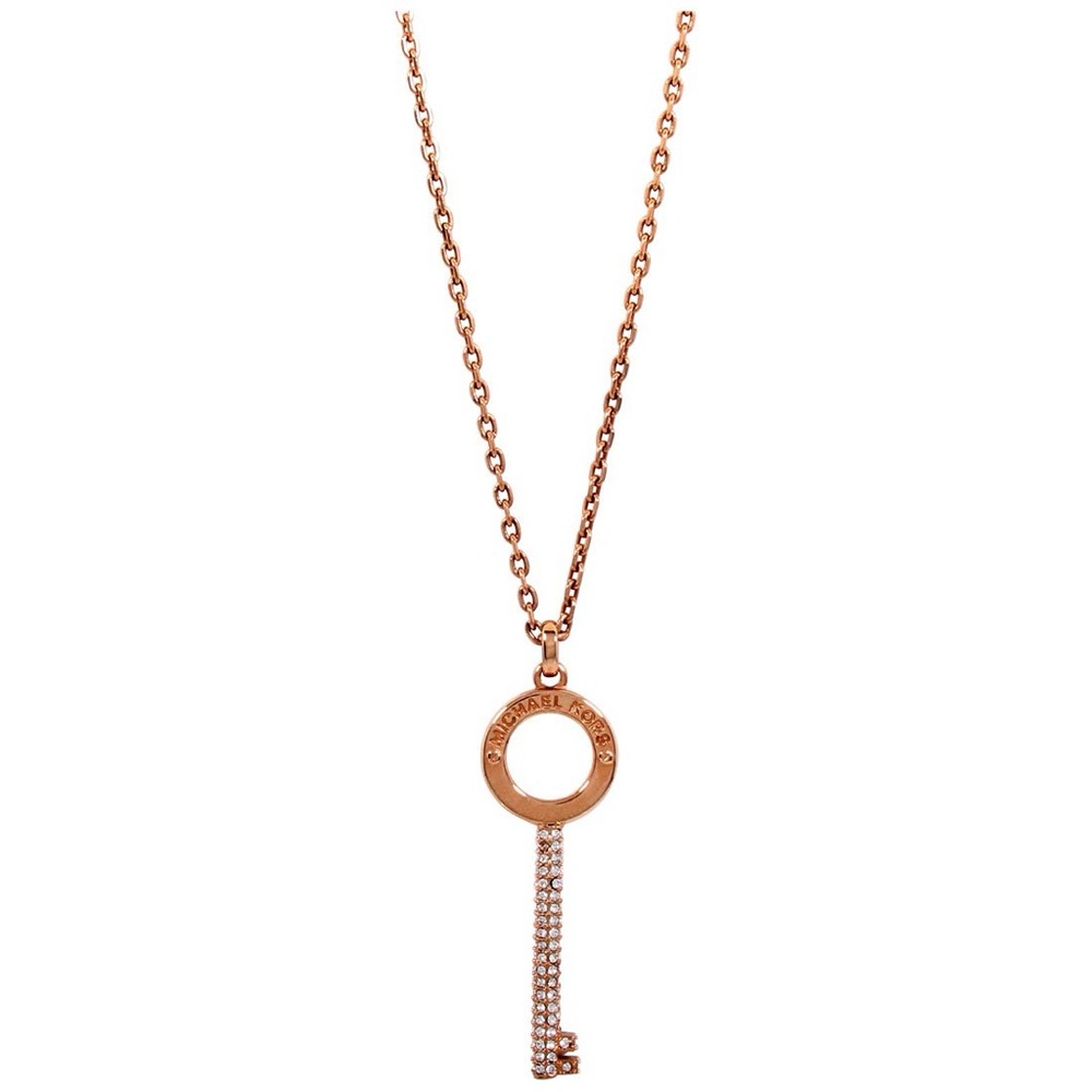Michael Kors Pavé Key Necklace